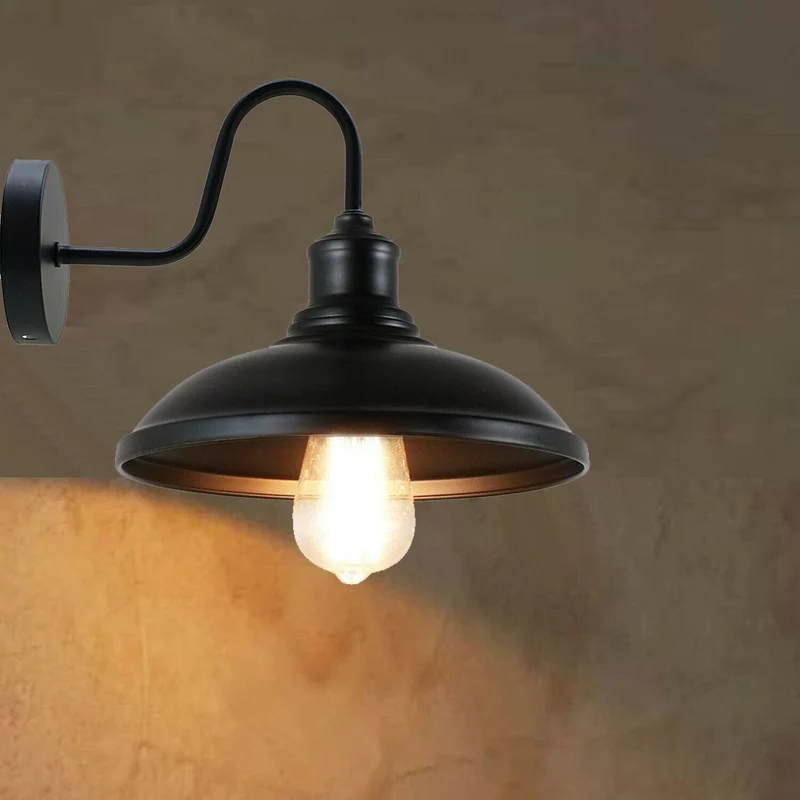 Vintage Wandleuchte verstellbar E27 Ø 24cm Innen ~1565