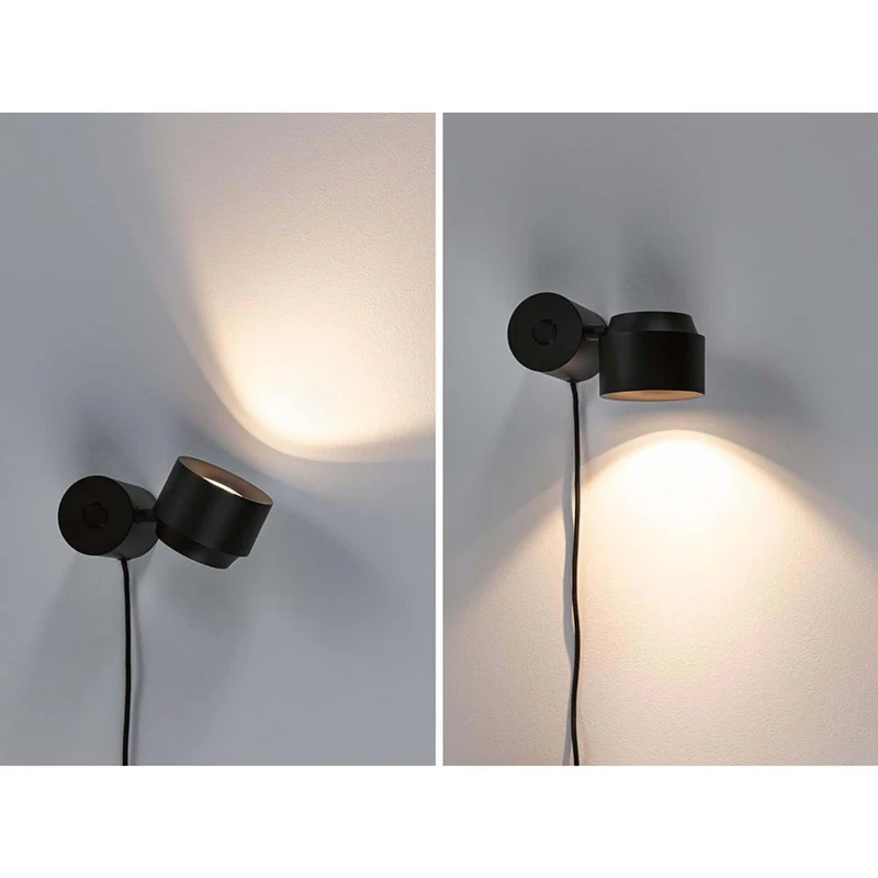 LED Wand- & Tischleuchte Puric Pane mit Touch-Dimmer Schwarz