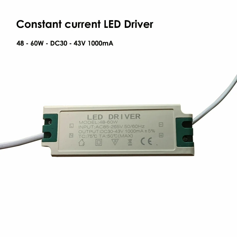 LED Treiber 1000mA 48-60W Konstantstrom Netzteil Transformator ~1708