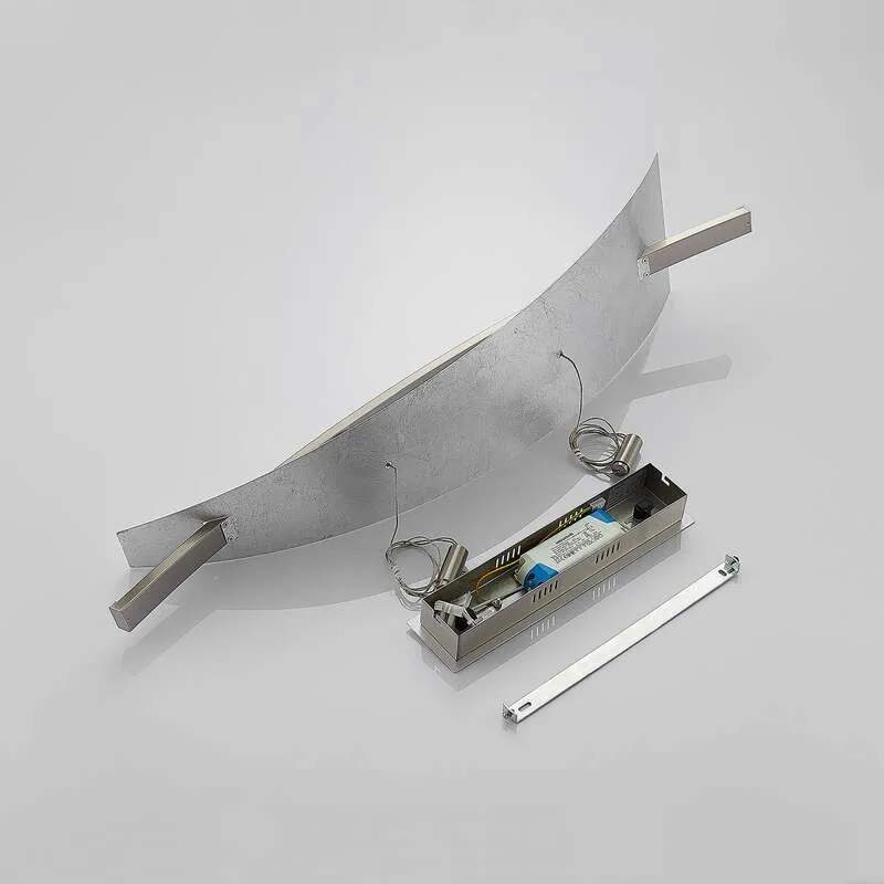 B-Ware Lucande Hängeleuchte Marija LED Pendelleuchte dimmbar silber 91cm modern elegant