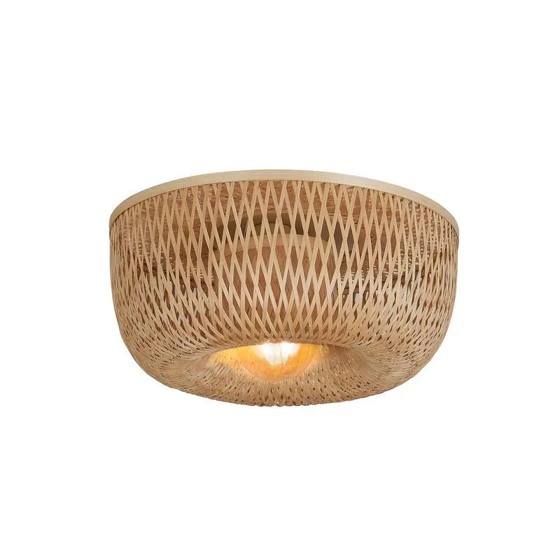 B-Ware GOOD & MOJO Deckenlampe Barbados LED Lampe Leuchte dimmbar natur Ø35cm Bambus
