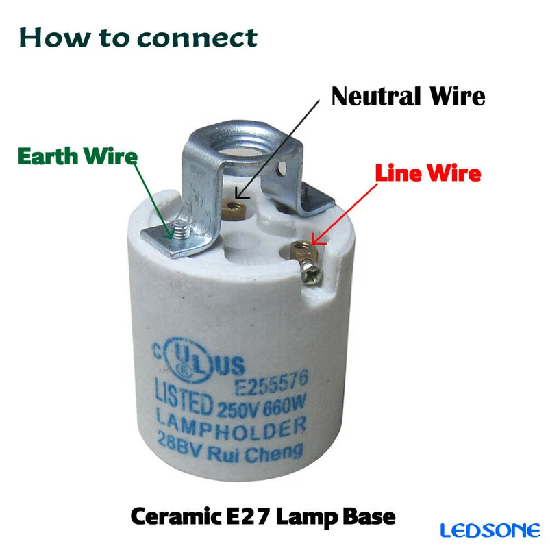 Retro-Lampenfassung für E27 Vintage Edison Glühbirnen