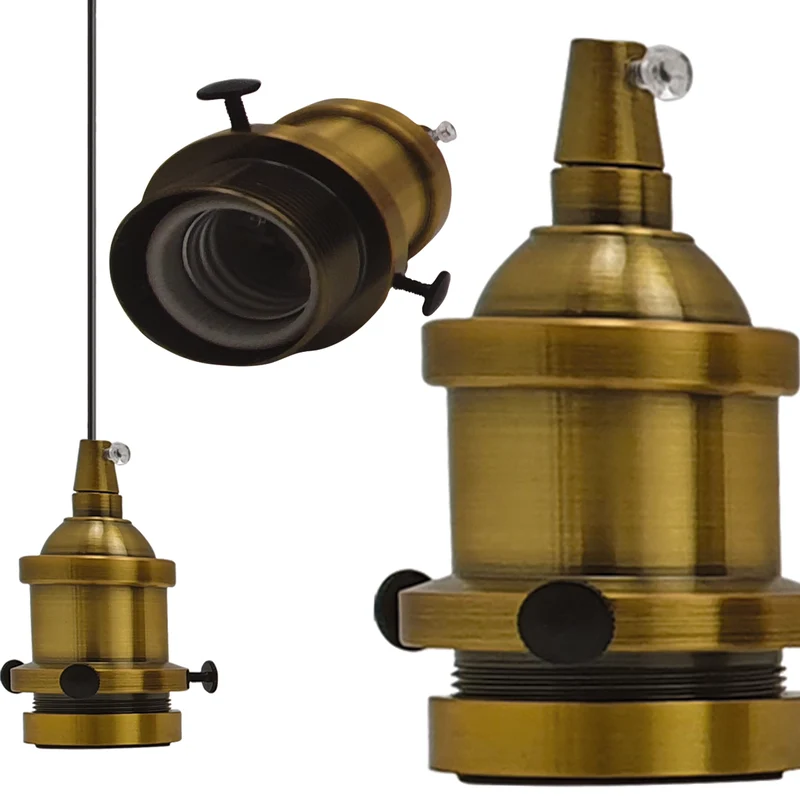 Retro-Lampenfassung für E27 Vintage Edison Glühbirnen