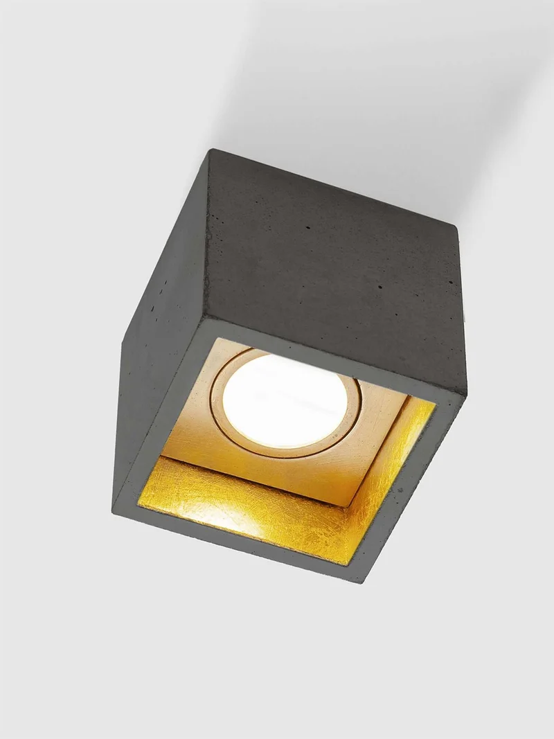Gantlights B7 Deckenspot quadratisch dimmbar