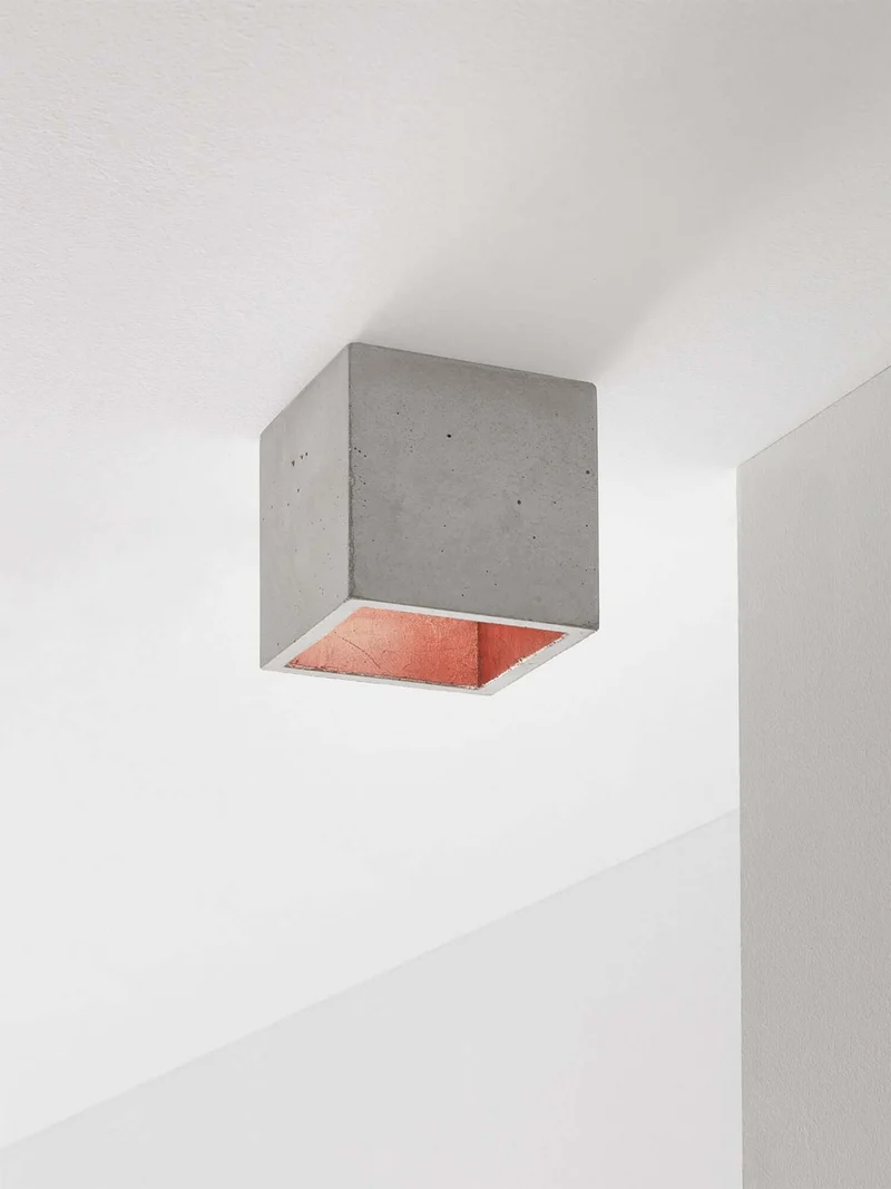 Gantlights B7 Deckenspot quadratisch dimmbar