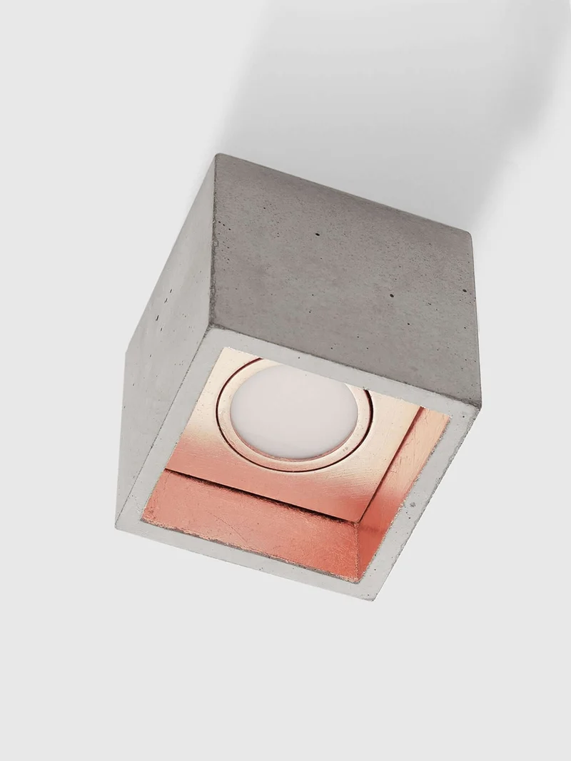 Gantlights B7 Deckenspot quadratisch dimmbar