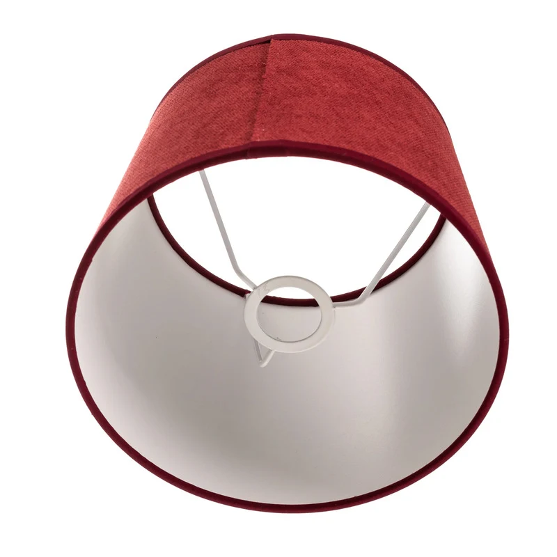 6x B-Ware DUOLLA Lampenschirm Classic S gewebt rot Leuchte Lampe stilvoll Made in Europe