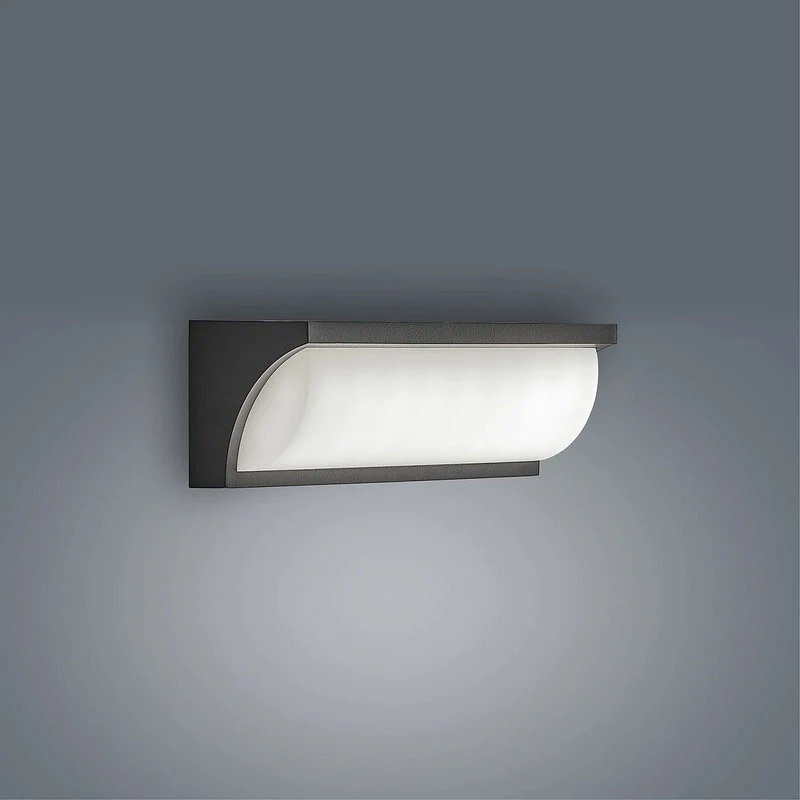B-Ware Lucande Außenwandleuchte Aune LED Gartenlampe Wandleuchte anthrazit IP65 815lm