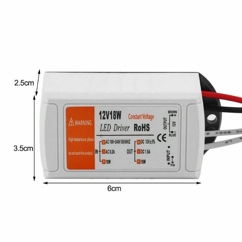 LED Treiber 12V DC | 18W - 100W Constant Voltage Trafo ~1548