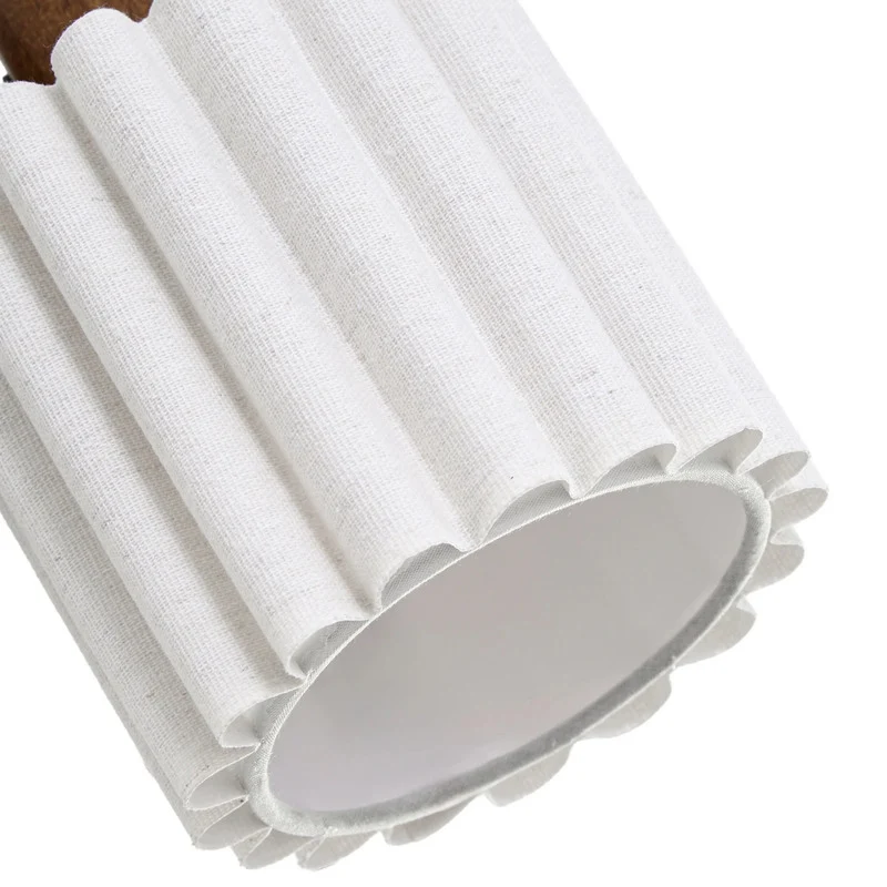 B-Ware Lindby Deckenstrahler Shiloh LED 3-flammig Strahler Lampe Walnussholz beige