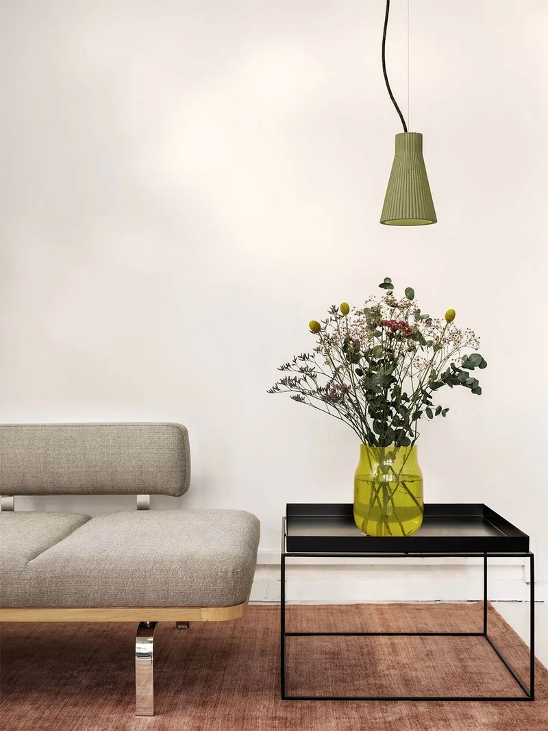 Gantlights S1 Beton Pendelleuchte geriffelt