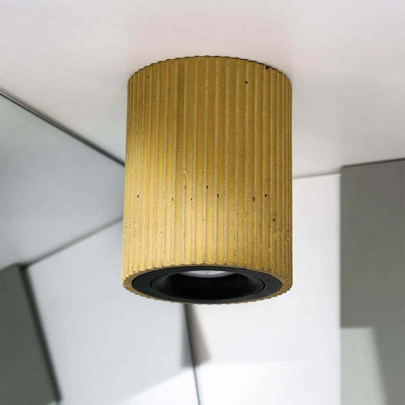 Gantlights S2 schwenkbarer Deckenspot Plissiert