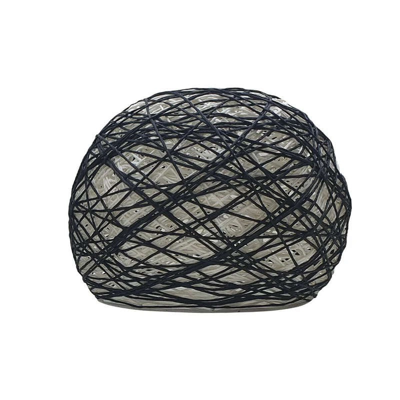 Rattan Lampenschirm Naturdesign – handgefertigt, ohne Verkabelung~1418