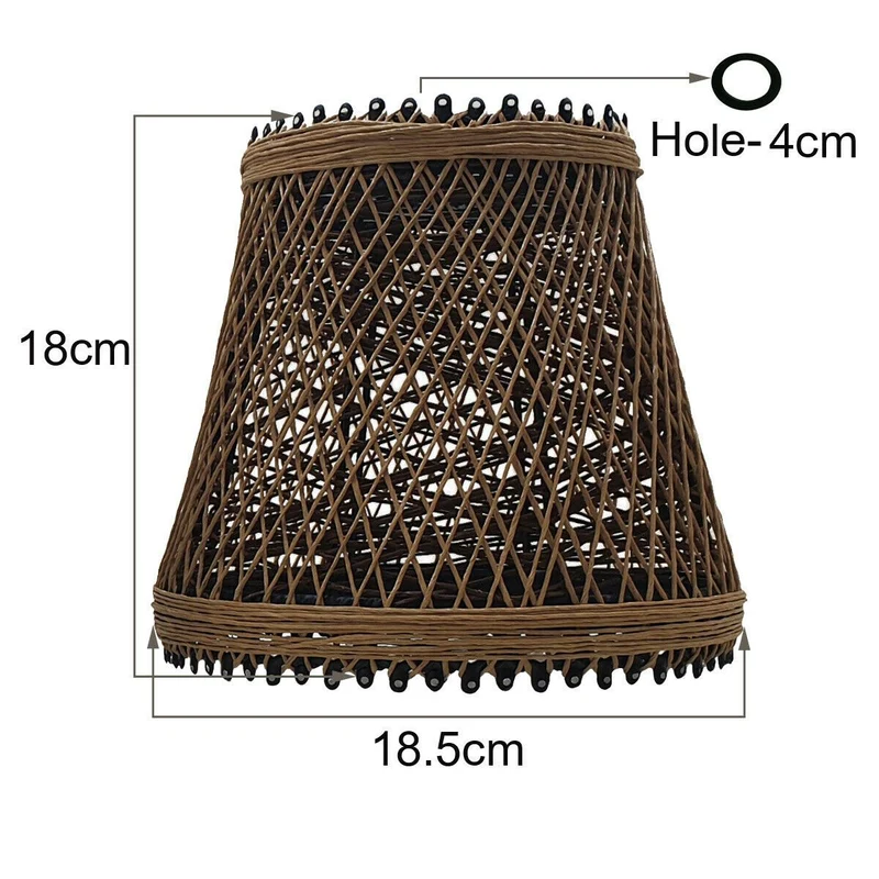 Nest Bird Cage Pendelleuchten Gewebter Rattan Creative Lamp Cage~1415