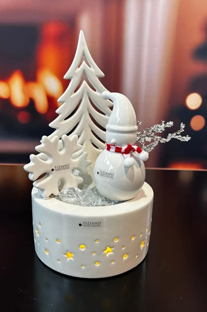 LED Base Stellata mit Schneemann Frosty oder Snowy