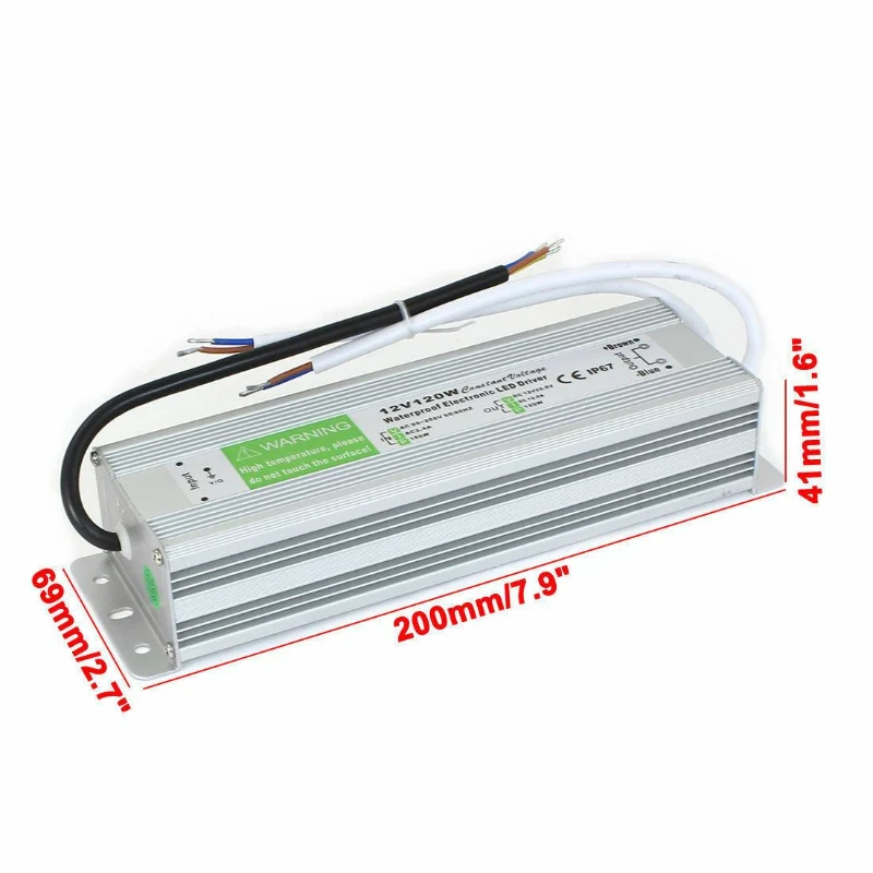 LED trafo 12v IP67 wasserdicht Netzteil 10W - 350W ~1545