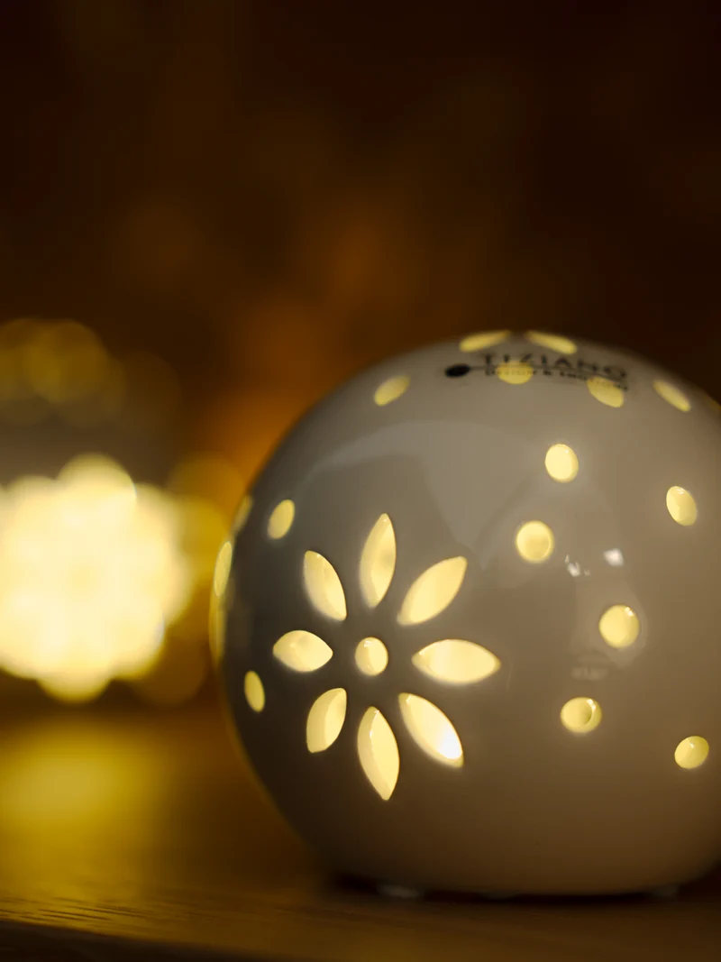Lichtkugel Tadino LED creme-weiß