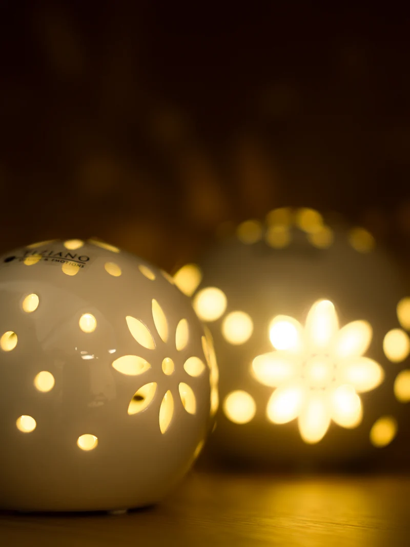 Lichtkugel Tadino LED creme-weiß