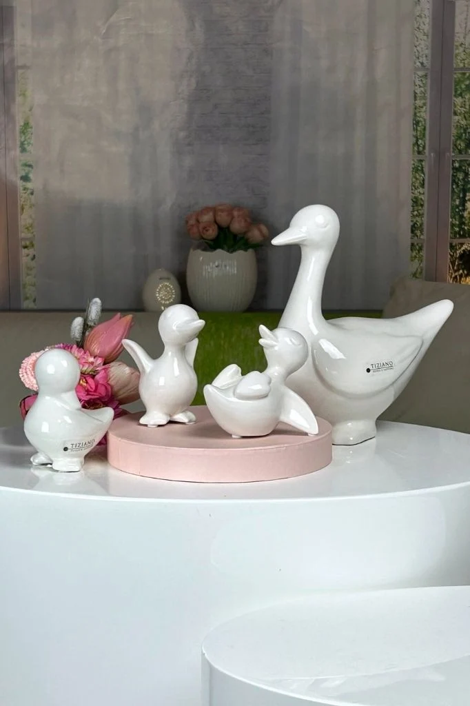 Ente Daffy creme-weiß