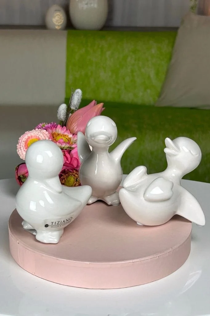 Ente Daffy creme-weiß