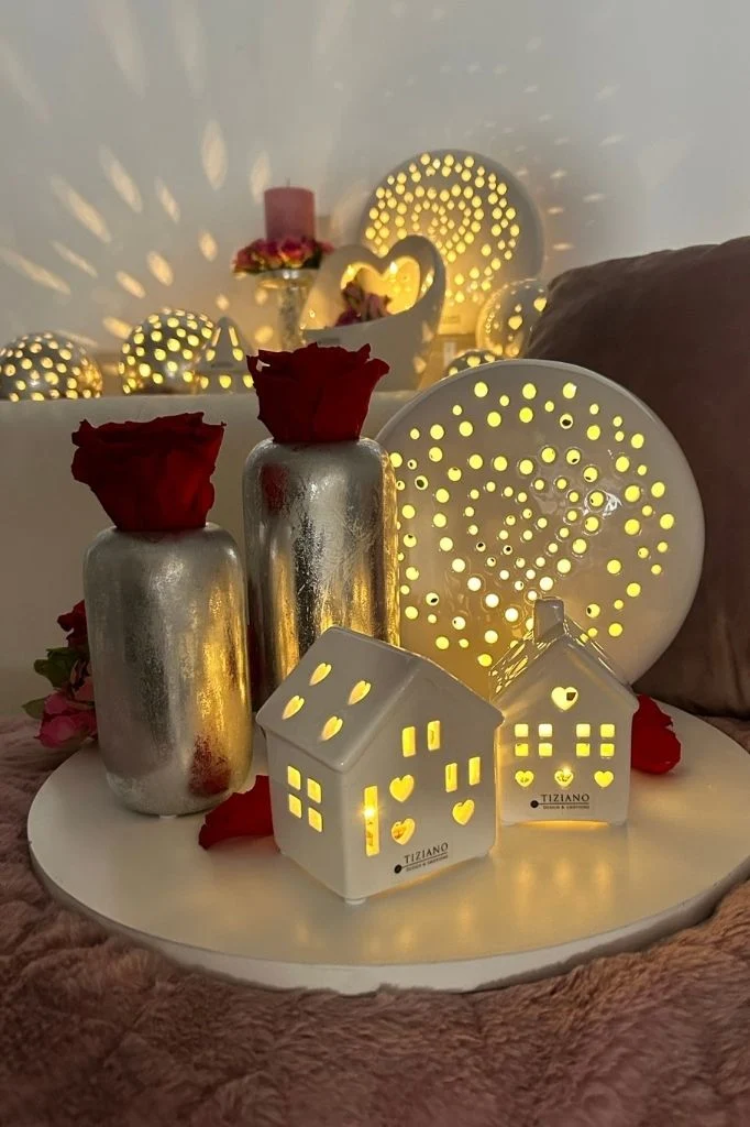 Haus Pelago LED creme-weiß
