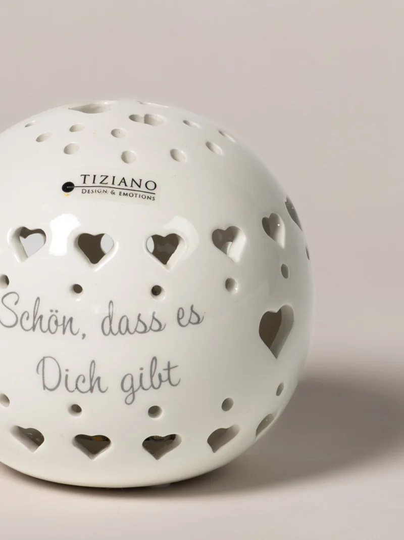 Lichtkugel Venetta LED mit Schrift