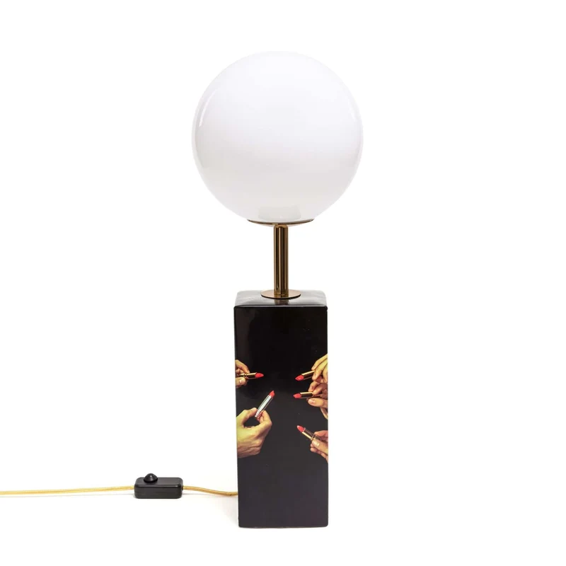 Seletti Toiletpaper Tischleuchte Lipsticks LED dimmbar