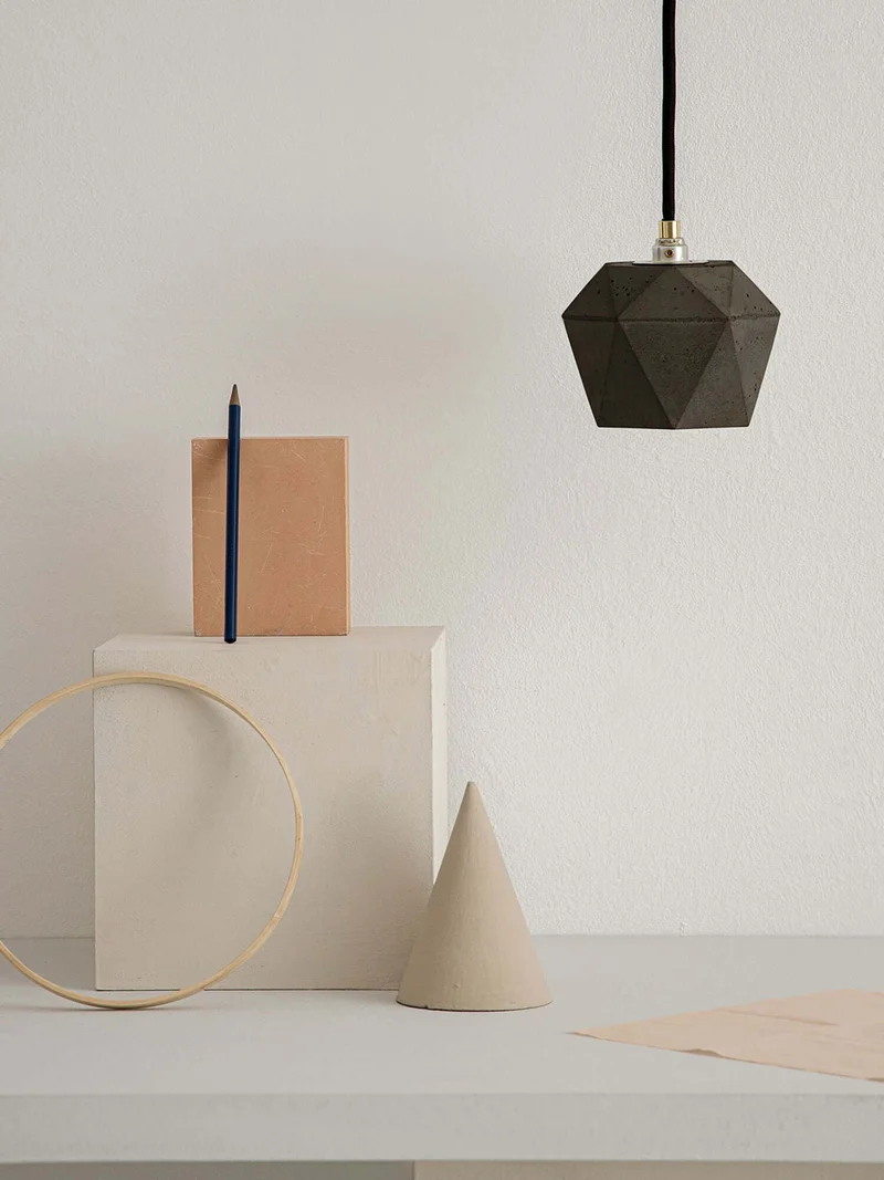 Gantlights T2 Hängelampe Beton dimmbar