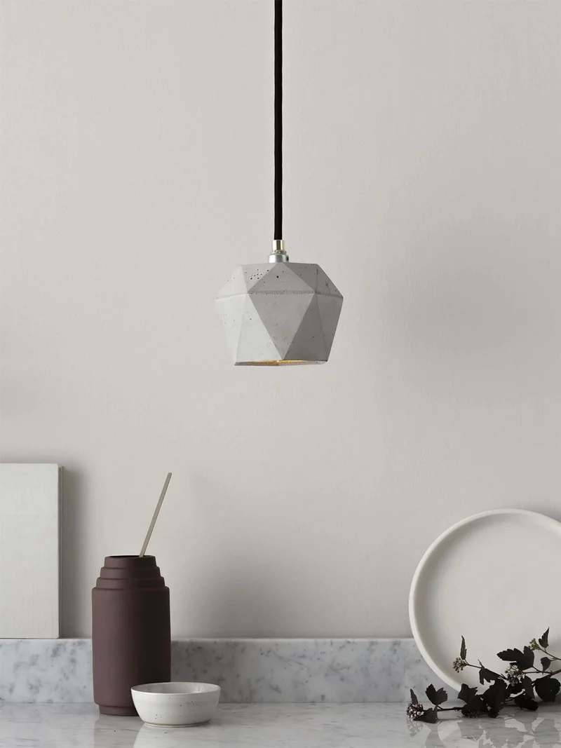 Gantlights T2 Hängelampe Beton dimmbar
