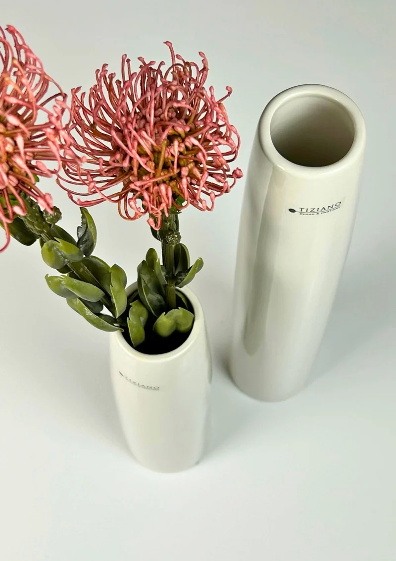 Vase Manioli ceme-weiß