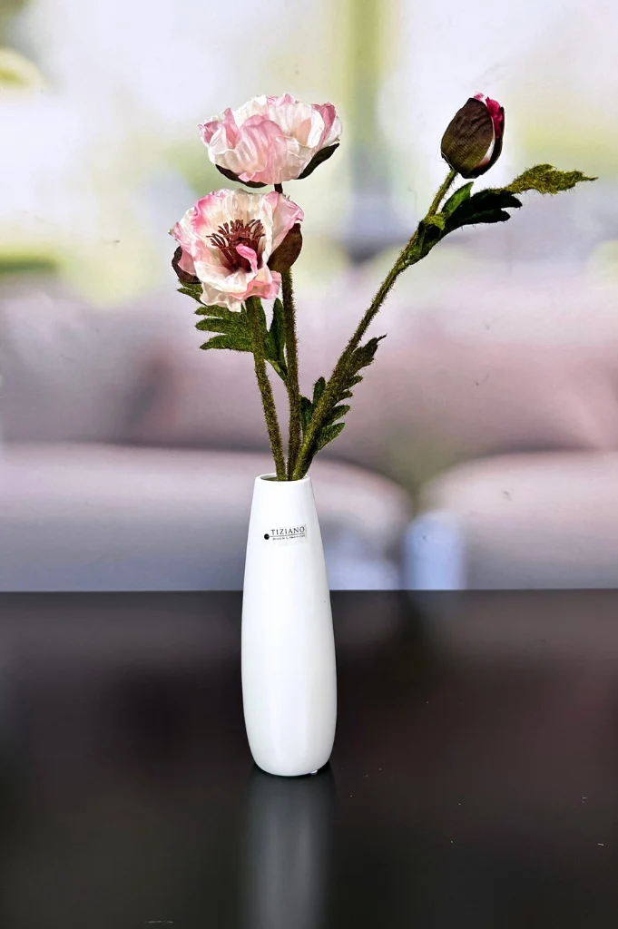 Vase Manioli ceme-weiß