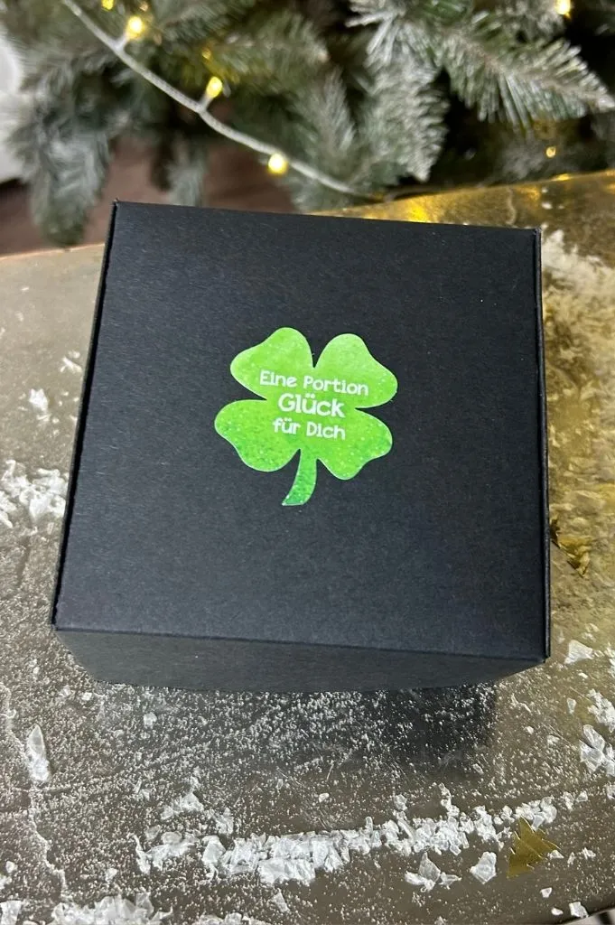 Geschenkbox Alegra Kleeblatt