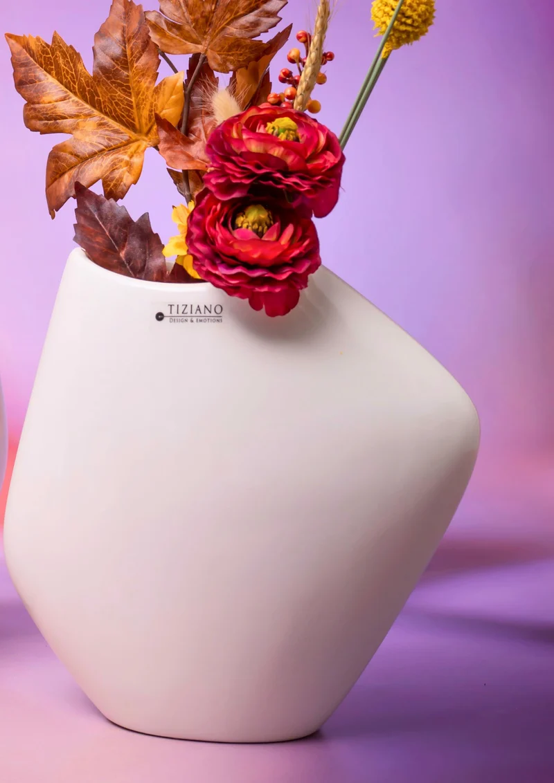 Vase Ciardes hoch creme