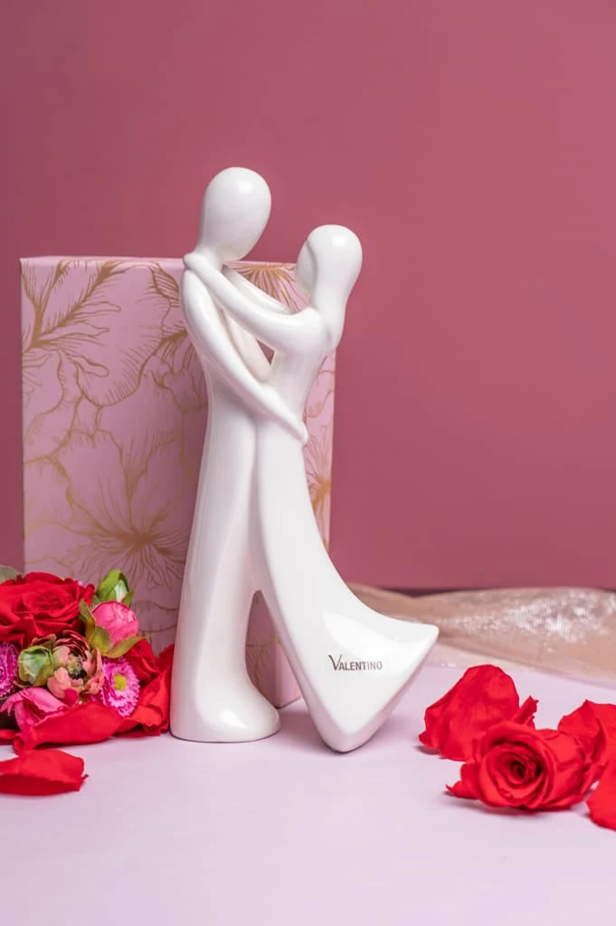 Valentino Deko Paar Ciccinia weiß-creme