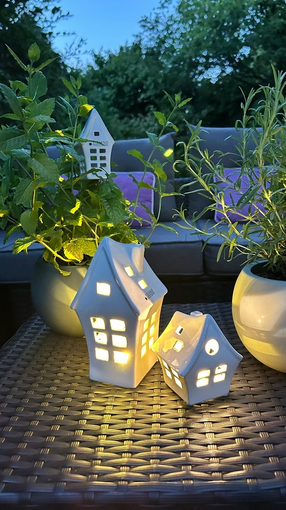 Haus Pendola LED weiß-creme