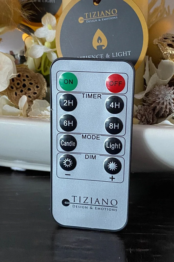 Kerze Sotto LED creme
