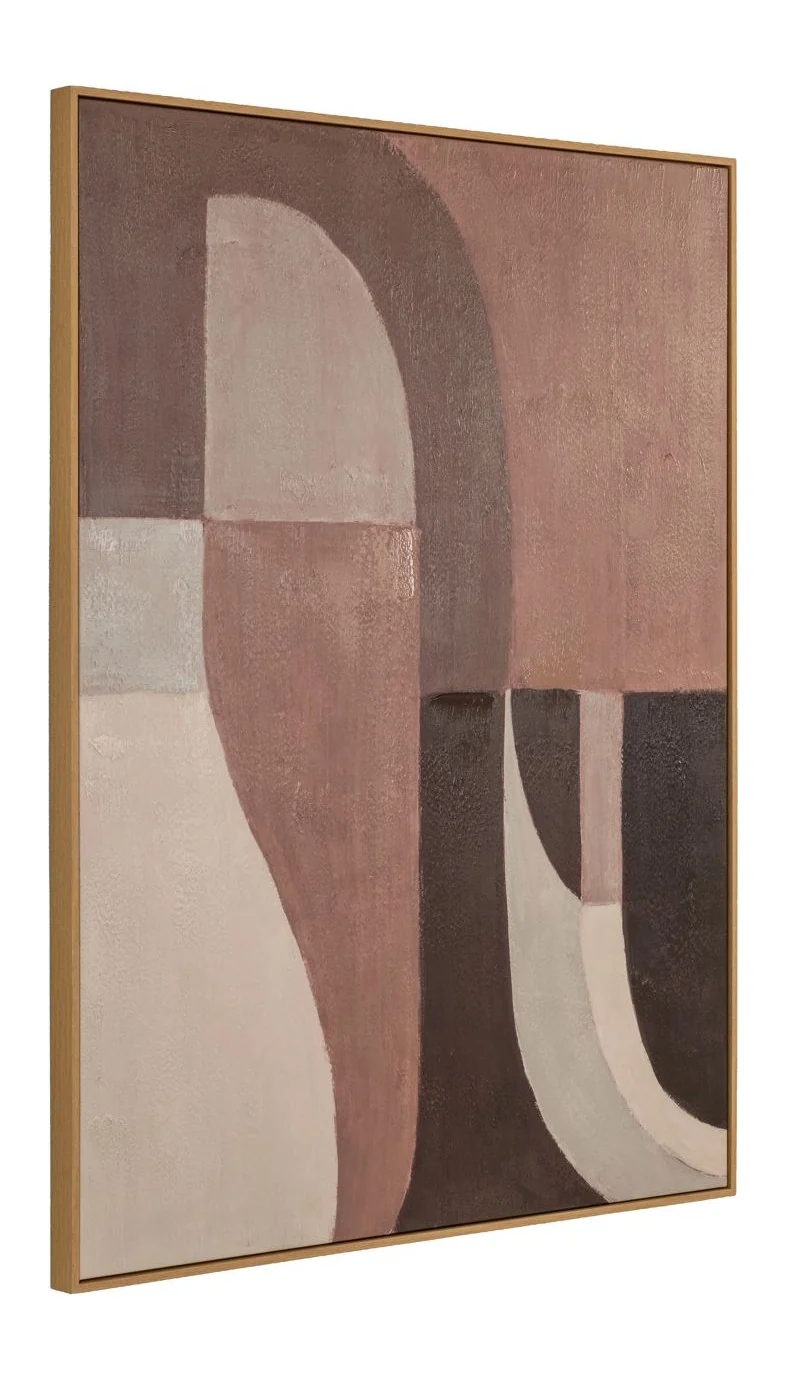 Richmond Wandkunst Tatu Left Brown, Wandbild 120x90 cm, braun