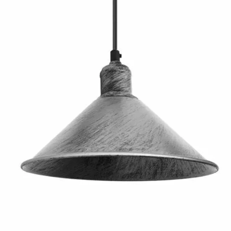 Pendelleuchten esszimmer ,silber gebürstet ,kegel ,Ø 22 cm~1496