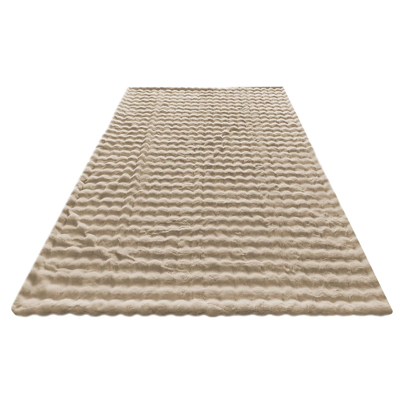 Richmond Decke Nordic Plush beige 150x200 cm – flauschige Kuscheldecke