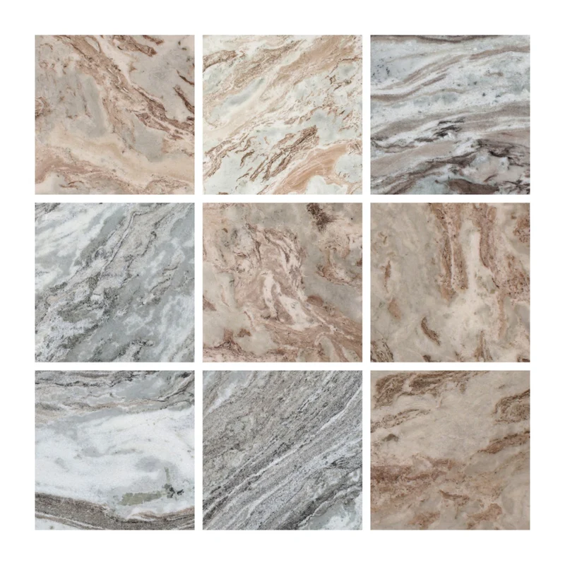 Richmond Buchständer Belicia Blush Beige aus Toronto-Marmor