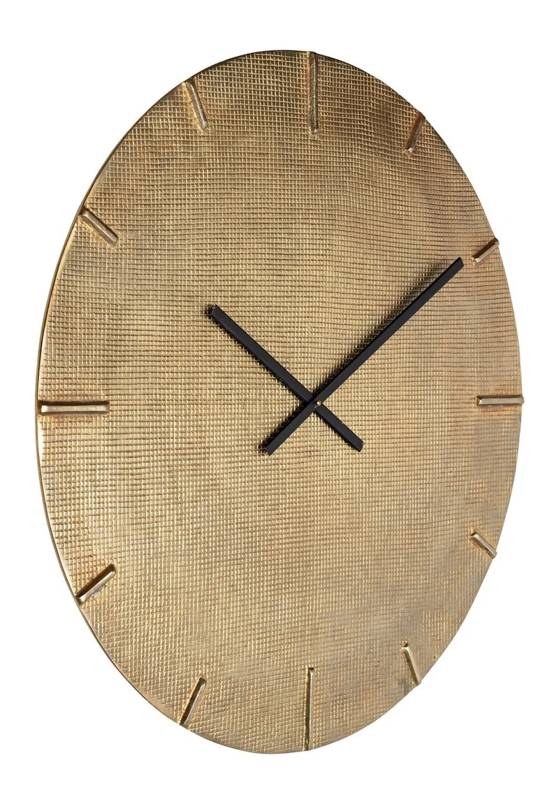 Richmond Wanduhr Zane Gold – Aluminium, Ø74 cm, XXL-Design