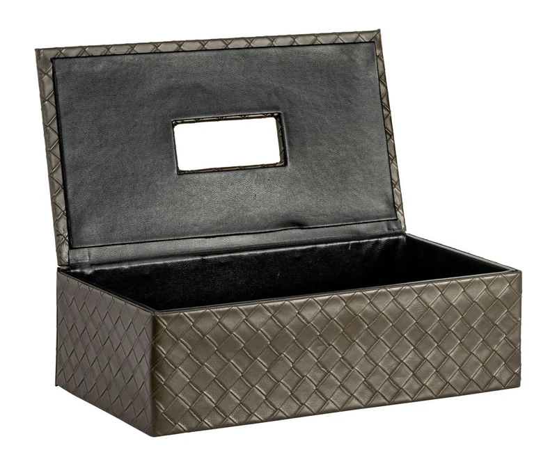 Vex Taschentuchbox Olive – dekoratives Objekt von Richmond Interiors