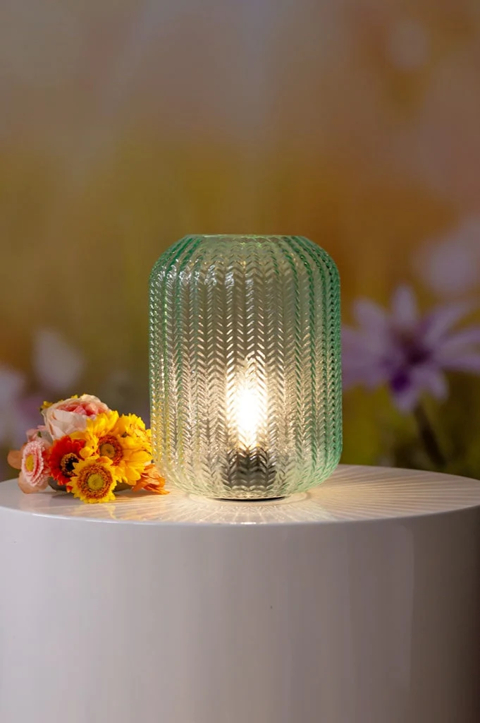 Lampe Bali LED grün