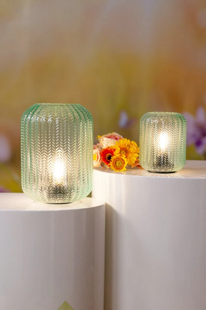 Lampe Bali LED grün