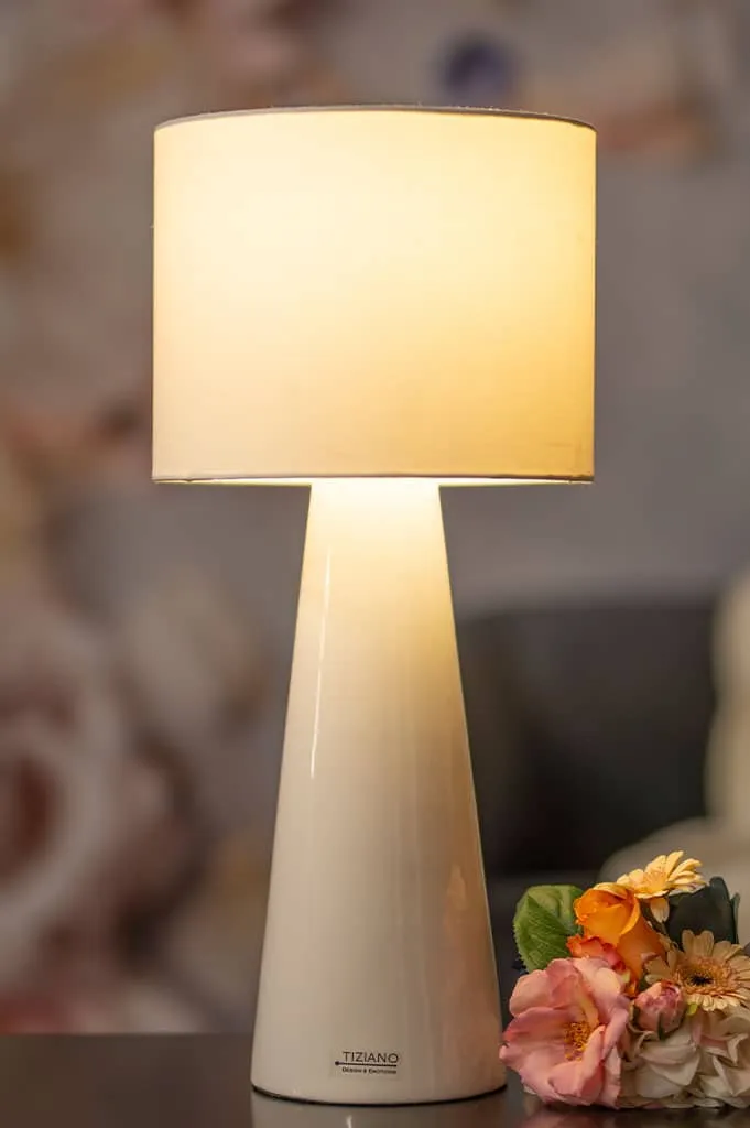 Deko Lampe Sibari creme