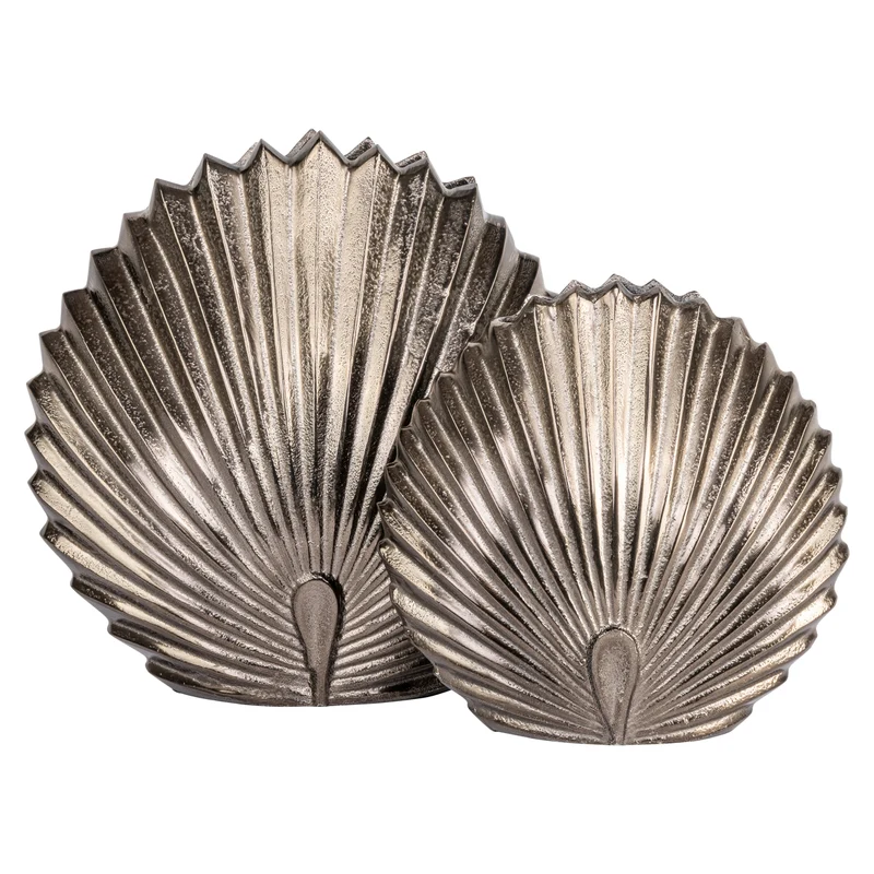 Vase Mara brass antique - elegante Deko-Vase aus Aluminium, groß