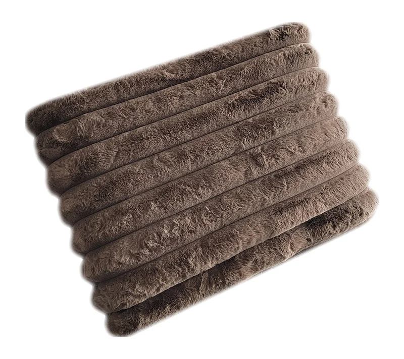 Decke Chic Furenzo taupe 200x300 cm – kuschelweich & elegant