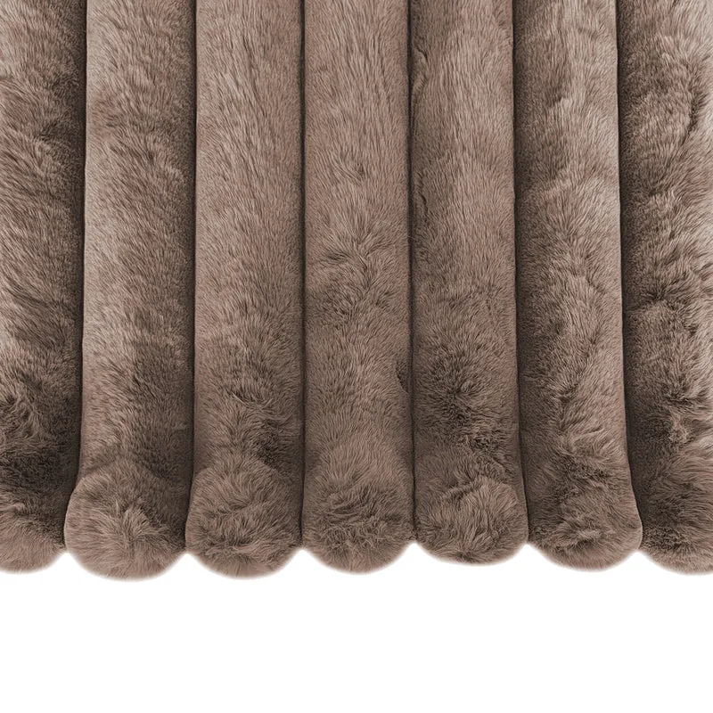 Decke Chic Furenzo taupe 200x300 cm – kuschelweich & elegant