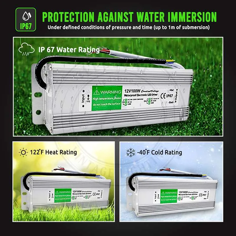 12V IP67 wasserdichter LED-Treiber – 36W Konstantspannungsnetzteil~1095