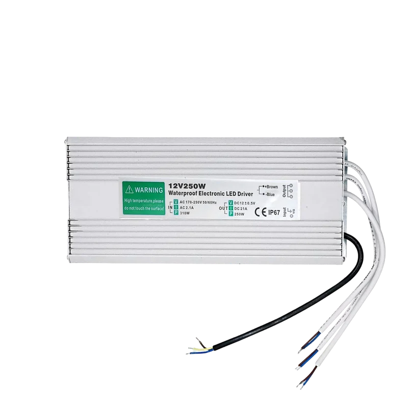 12V wasserfestes Netzteil stabilisiert 20,83A | 250W | IP67 ~1091